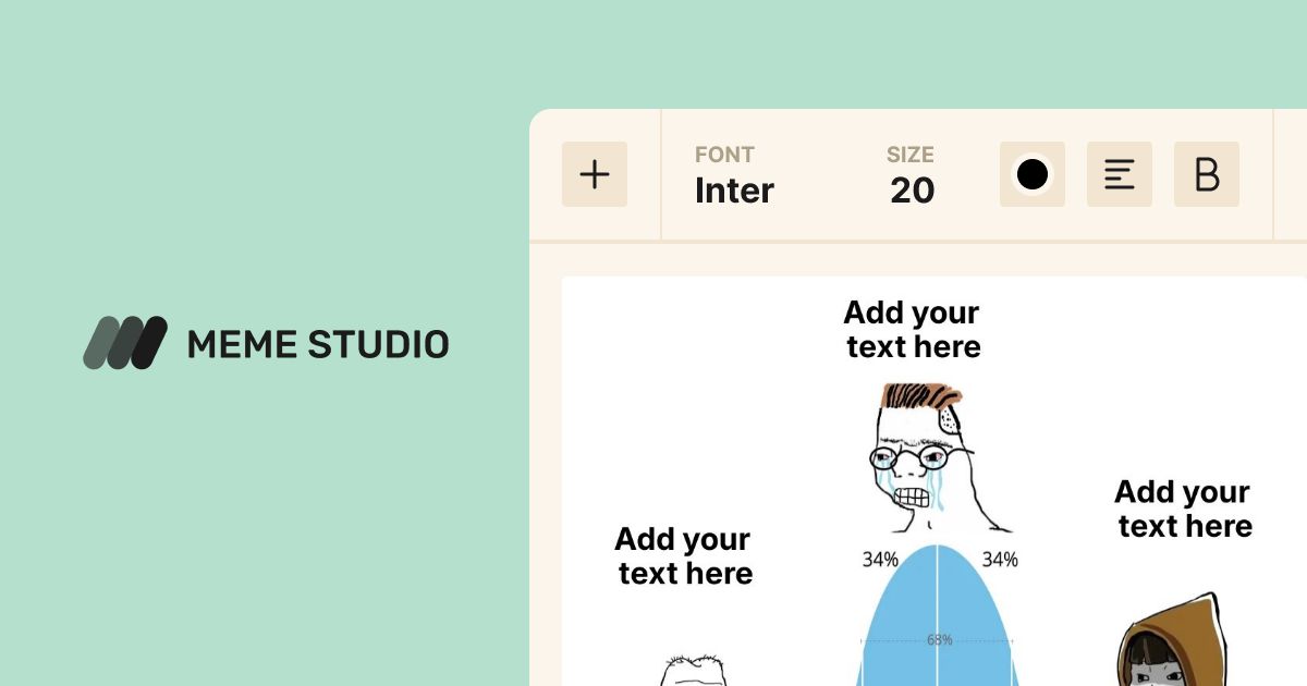 Bell Curve Meme Generator Meme Studio